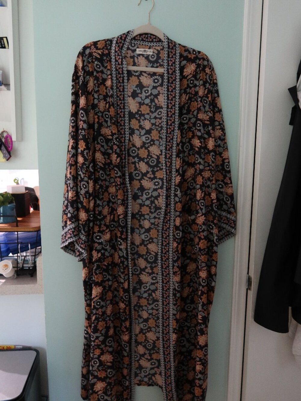 Natural Life Kimono Duster L/XL Like New